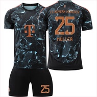 2425 Bayerns Away Game Black No. 3 Kim Min-jaes Uniform No. 9 Kane 10 Sane 25 Mueller Jersey Footbal