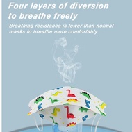 Ainna -k94 mask [] KF94 Child Mask 50pcs KF94 Kids Face Mask 4 Layers Cartoon 3D Face Mask Disposabl