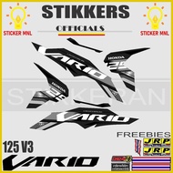 ☽ ♟ ๑ HONDA CLICK 125i HONDA CLICK V3 VARIO MALAYSIAN DECALS