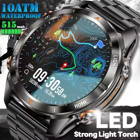 For Huawei Rugged Military Smart Watch Men AMOLED HD Screen 515 mAh Battery Waterproof SWIM Watch BT