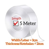 🔥LOCAL SELLER🔥 Super Strong Double Sided Nano Tape Traceless Washable Reusable Double Side Adhesive 