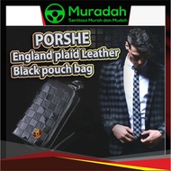 Porsche England Plaid Leather Car Key Pouch bag 356 550 911carrera 911carrera4s 911carreraS 911gt2 9
