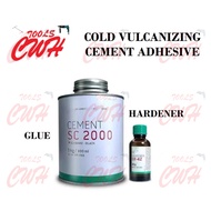 SC2000 Rubber Gum Cement Gum Conveyer Belt ubber leather pvc gam hardener splicing patching