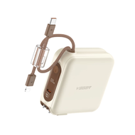 [ รุ่นใหม่ ] VEGER Powerbank 15000mAh รุ่น VPC15-02PD PRO Fast Charging มีสายในตัว Type-CL-Cable | M