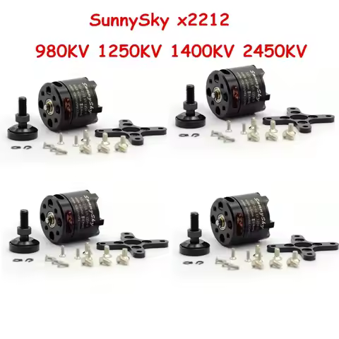 4pcs 100% original SUNNYSKY X2212 2212 980KV 1250KV 1400KV 2450KV 180W Brushless Motor Quad-Hexa cop