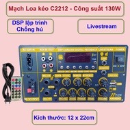 Mạch loa kéo LIVESTREAM DSP lập trình chống hú IC CS8673E công suất thực– 130W Bluetooth thế hệ mới