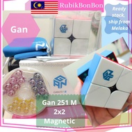 In Melaka Gan 251 M 2x2 Magnetic Bright Rubik's Cube Magic Cube Children Toys Fun Educational Puzzle