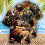 Bear Keep The Native Spirit HAWAIIan CASUAL Shirt, Size XS-6XL, Style Code224
