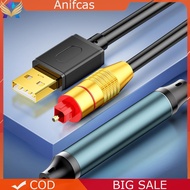 1.5meters USB To Optical Sound Adapter USB A To Fiber SPDIF Audio Converter USB To SPDIF Digital Con
