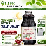 Lakewood Organic Pure Tart Cherry Juice 946ml/FRUIT FORCE ORG TART CHERRY | 100% Pure Fresh Pressed 