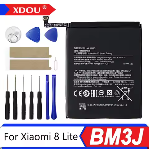 Brand New BM3J 3350mAh Battery For Xiaomi 8 Lite MI8 Lite BM3J High Quality Phone Replacement Batter
