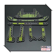 Mini 4wd Imi - Hg Carbon Yellow Logo