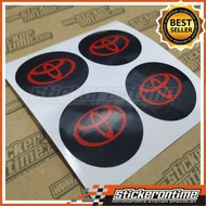 Toyota Rim Cap Car Sticker for Sport Rim