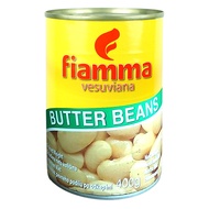 Fiamma Butter Beans 400g  ไฟมมาถั่วในน้ำเกลือ ขนาด 400 กรัม (2705)