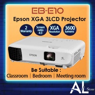 Epson EB-E01 XGA 3LCD Projector User for Classroom｜2W Mono Speaker｜3600 lumens E10EB E10 (Replaced o