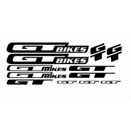 GT BIKES BMX BIKE CUTTING STICKERS