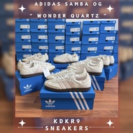 [ พร้อมส่ง ของแท้ 100% ] Adidas Samba OG Wonder Quartz สีชมพูอ่อน หายาก 7UK 25.5CM 40.5EU
