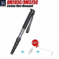 RM285C / RM325C Professional คาร์บอนไฟเบอร์ Monopod สำหรับ Canon Nikon Sony DSLR กล้องถ่ายรูปกล้องถ่ายรูป 5 ส่วน