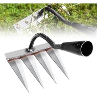 el Garden Hand Rake, 2026 New Garden Hand Rake Tool Carbon Steel 5/6/7/8 Teeth, Heavy Duty Weed Remo