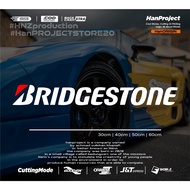 Sticker BRIDGESTONE Car Tire STICKER CUTTING REFLECTIVE