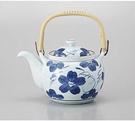 Set of 3, Arita Ware Pot, Arita Ware Dyed Flower Pattern (M) No. 8 (1,200cc) [Restaurant, Ryokan, Ja