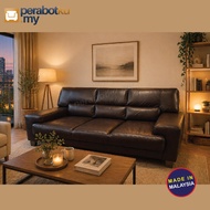 3 SEATER SOFA / OFFICE SOFA / GENUINE LEATHER