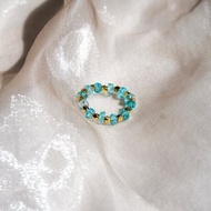 藍磷灰石 藍磷灰 光夏 水晶 戒指 水晶戒指