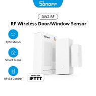 SONOFF DW2-RF 433MHz RF Wireless Door/Window Sensor Works with SONOFF RF Bridge for Smart Home Security eWeLink APP