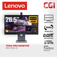 Lenovo 26.5" Yoga Pro 27UD-10 QD-0LED UHD G-Sync FreeSync 120Hz 0.03ms Speaker Daisy Chain Monitor -