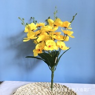 Artificial Butterfly Orchid Flower Silk Flower Bouquet Artificial Flower Plant for Wedding Home Deco