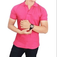 Men's And Women's pink polo Shirts