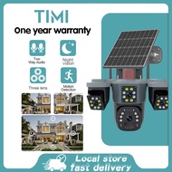 TIMI ,3 Lens CCTV Solar Outdoor WIFI, 4g sim card CCTV Camera Wireless, Motion Tracking, IP66