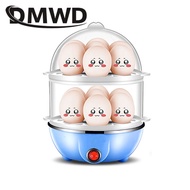 Multifunction Electric Eggs Boiler Cooker Poacher 1/2 Layers Meals Food Steamer Heater Omelette Brea