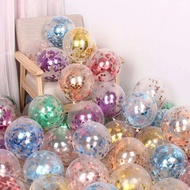 [Ready Stock] 12 Inch Glitter Confetti Balloon/Colorful Balloon/Shinning Balloon/Birthday Balloon/An