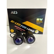 AES GX 2INCH 2PCS BI-LED FOG LIGHT PROJECTOR LENS WHITE & 3 COLOR
