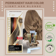 Permanent Hair Color by Merry Sun with Free Conditioner, Hair Cap and Gloves - LIGHT ASH BLONDE 60ml