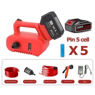 Bơm nước dùng Pin 9 Chế Độ Máy Rửa Xe dùng Pin Máy bơm nước cao áp Tưới nước rửa xe bơm nước bằng đi