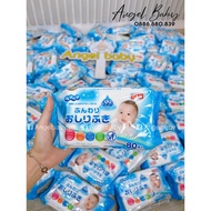 Life-do.Plus Japanese Wet Towels, 99% Pure Water LD-210V (80 sheets)