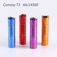 Convoy T3 flashlight ,high CRI, AA 14500 flashlight, 219 519A  12groups