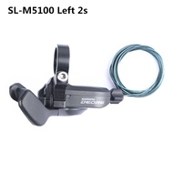 SHIMANO DEORE SL M5100 Shifter Rapidfire Plus จักรยานเสือภูเขา2/11ความเร็ว M5100 Clamp Band Shift Le