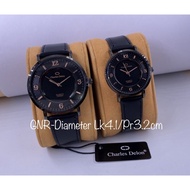 JAM TANGAN COUPLE CHARLES DELON KULIT