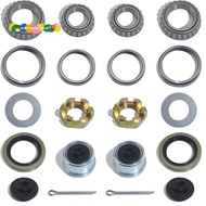 2 Sets 3500 LB Boat Trailer Axle Bearing Kits, L68149 L44649 Bearing Kits, 171255TB/10-19 Grease Sea