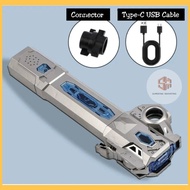 Pedang Dual Light 7 warna berubah dengan 3 mod FX Sound Set pedang Dual Expandable Light Up Saber fo