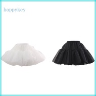 HAP Crinoline Underskirt Petticoat Vintage  Gown Short Organza Slip for Women