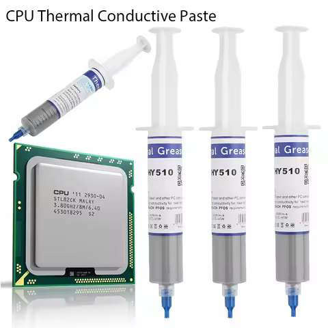 HY510 GPU CPU Thermal Paste, GPU Thermal Conductivity Composite Silicone Grease, CPU Chipset Cooling