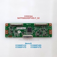 LAYAR Tikon TV screen 50" Tcon N4TP500UHDPV5D-F S2 CC500PV1D CC500PV5D CC500PV7D CC580PV7D LCD panel