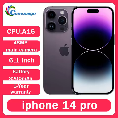 Apple iPhone 14 Pro NFC 128GB/256GB Original unlock ROM 6GB RAM 6.7" OLED Smartphone Face ID 5G IOS 