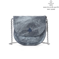 กระเป๋าสตางค์Cupcake Mini bag ผ้ายีนส์ แบรนด์ CICELLE (ซีเซล)