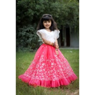 GS COLLECTIONS kids Girls LEHENGA