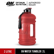 0N Optimum Nutrition Water Bottle Jug, 2 Litre,water tumbler (Red)